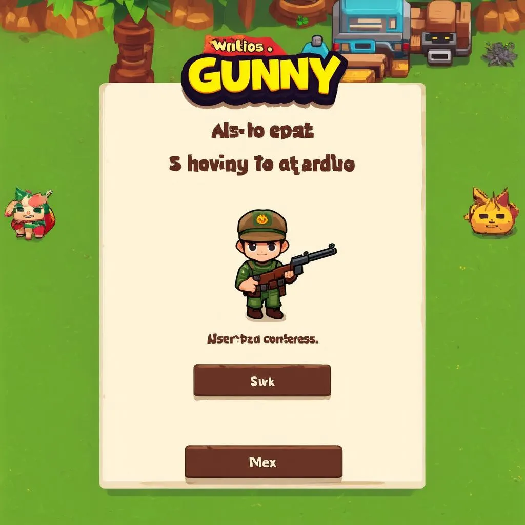 Giao diện game Gunny