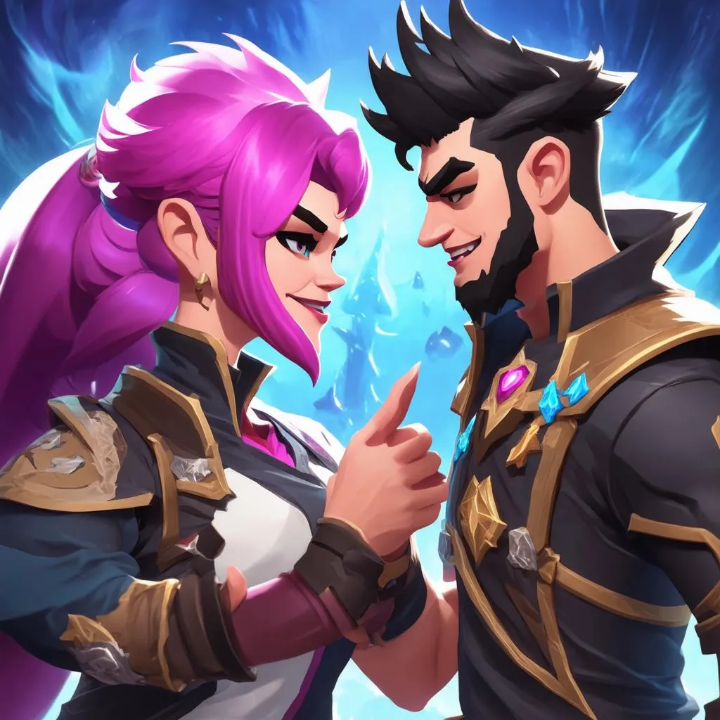 Gwen và Darius đối đầu