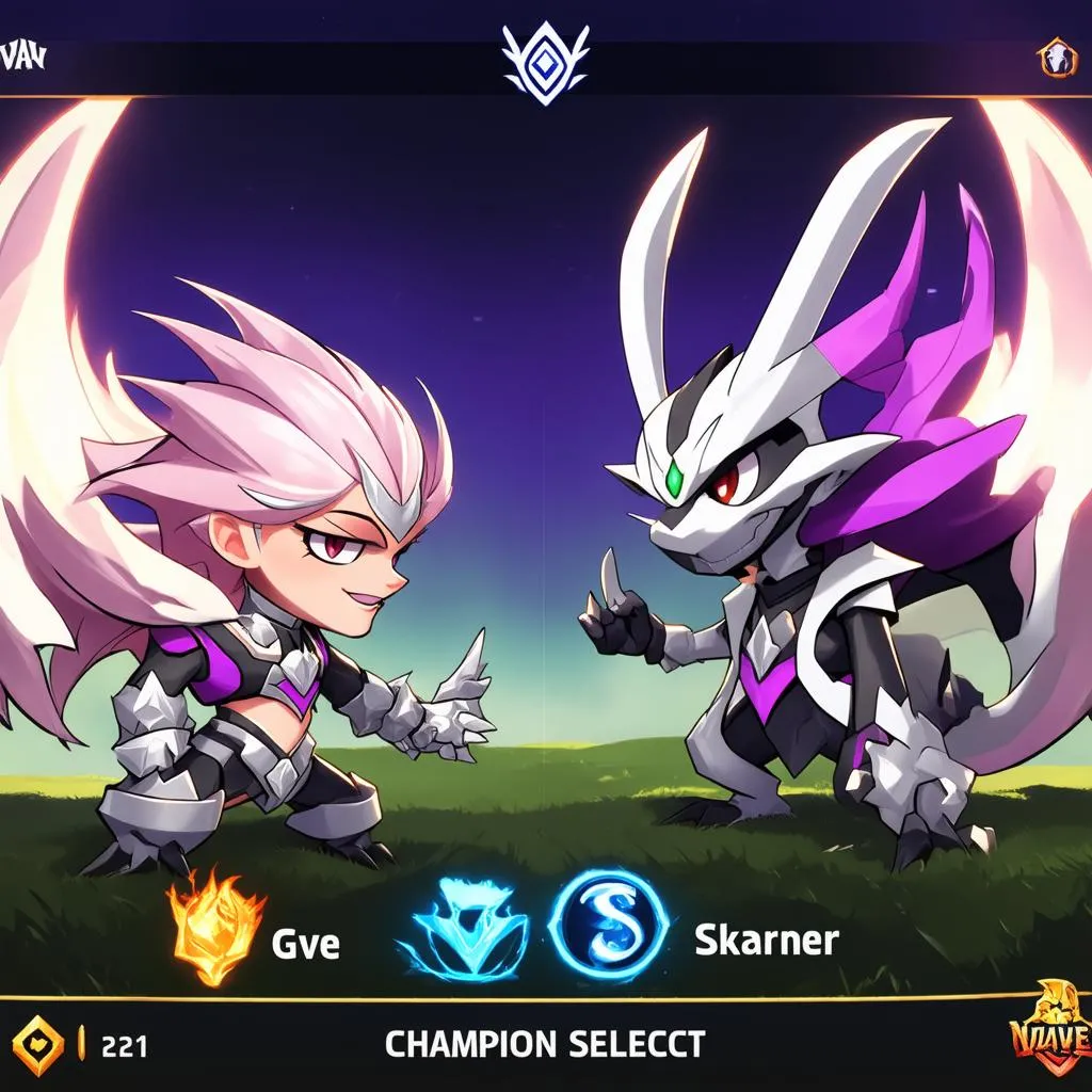 Gwen vs Skarner - Champion Select