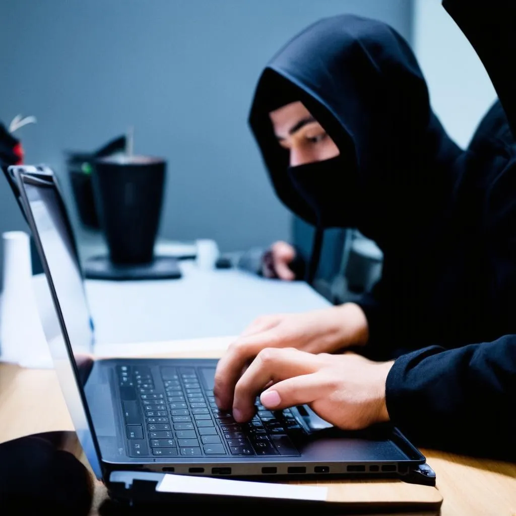 Hacker đang tấn công máy tính