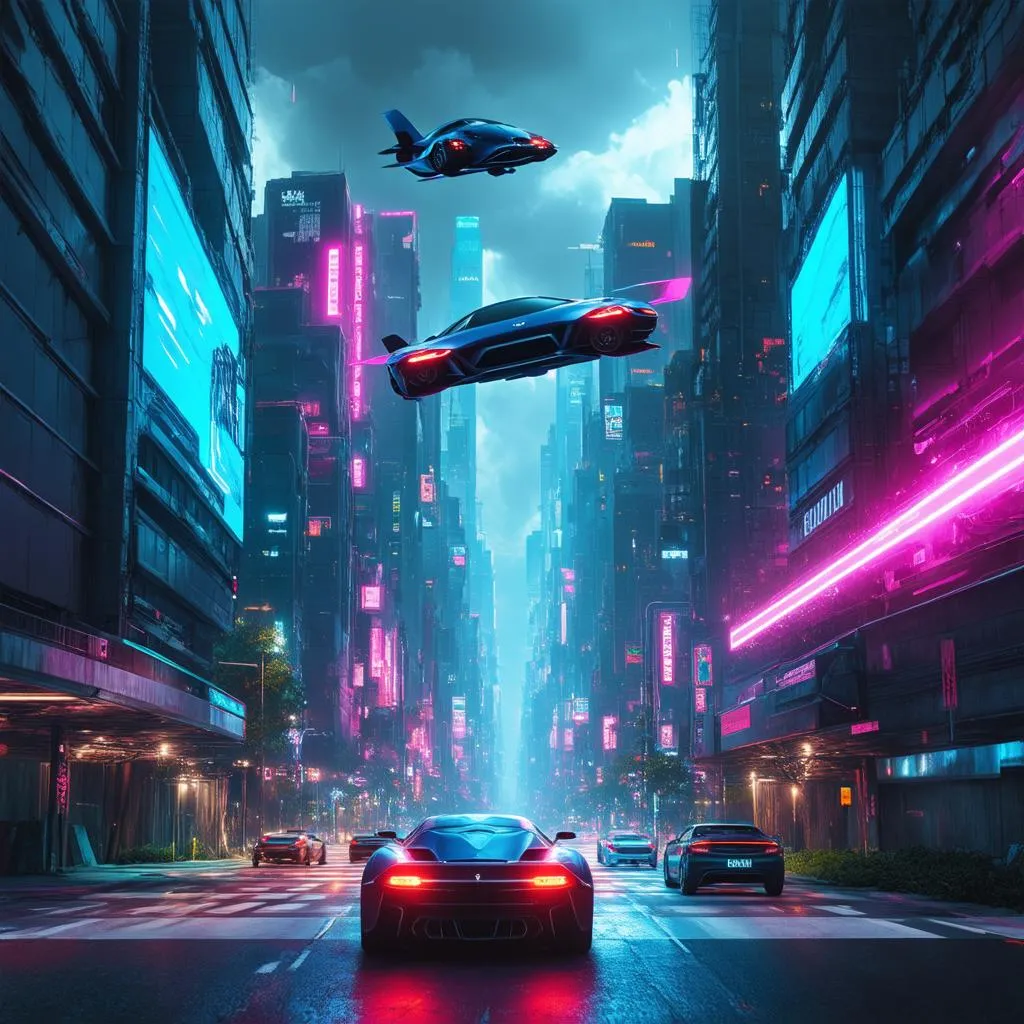 Hình nền laptop 4K game Cyberpunk