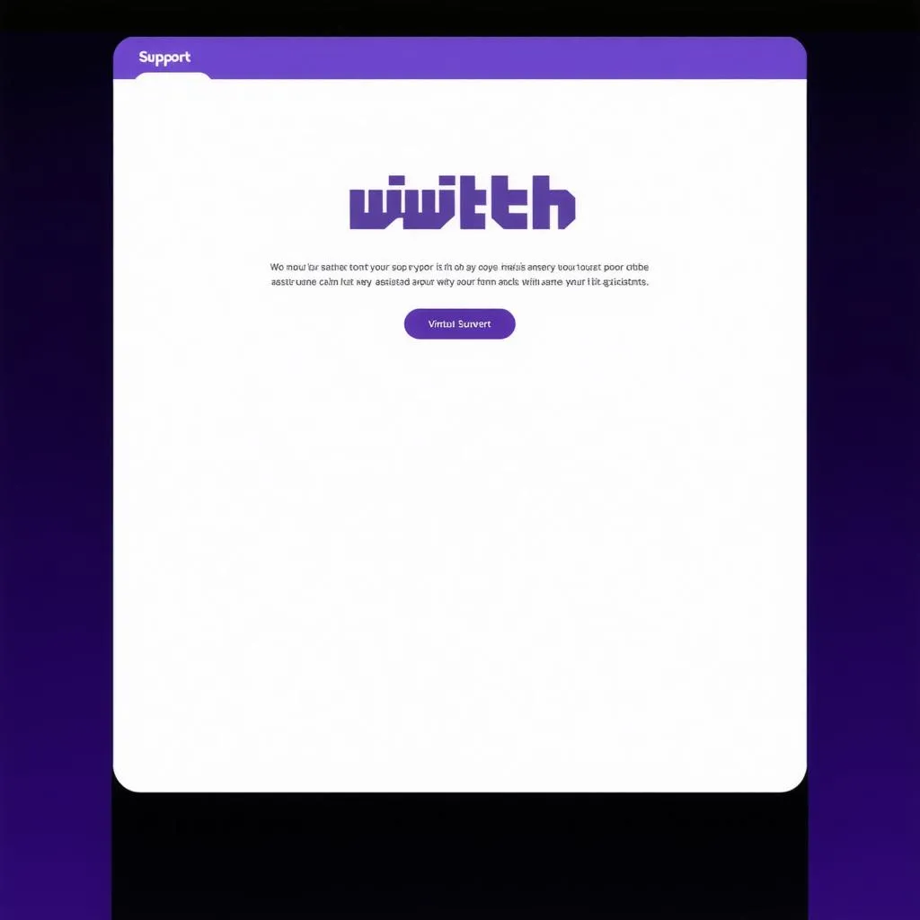 Twitch Support