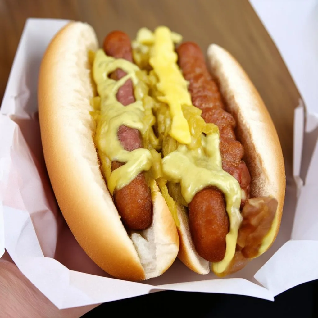 món hot dog ngon mắt