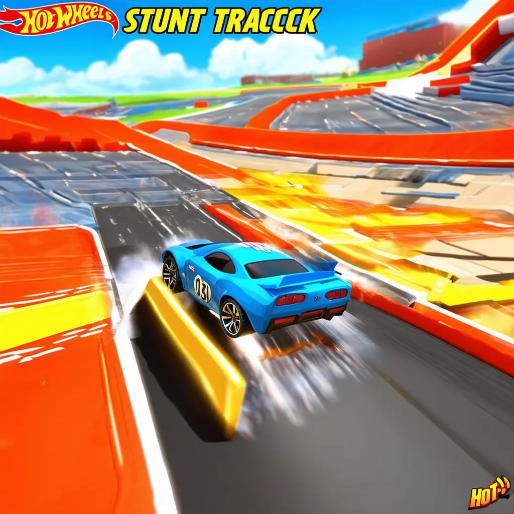 Gameplay Hot Wheels Stunt Track Driver