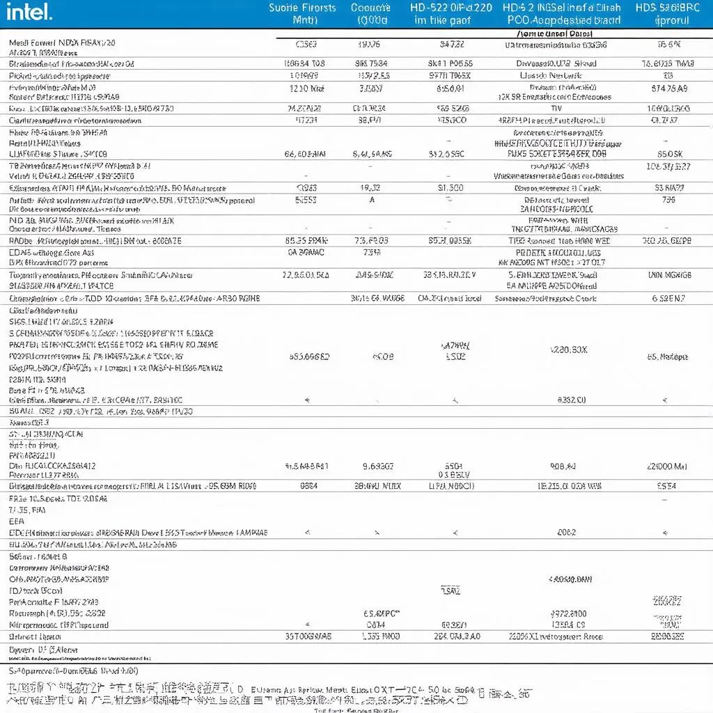 Intel HD 520 Specifications