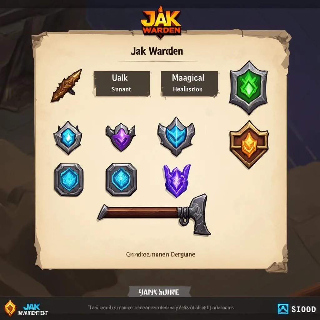 Jak Warden Build Trang Bị