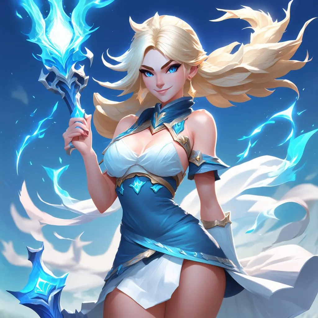 Hình ảnh Janna trong game Liên Minh Huyền Thoại