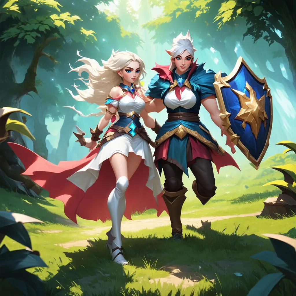 Support Janna bảo kê cho Lucian