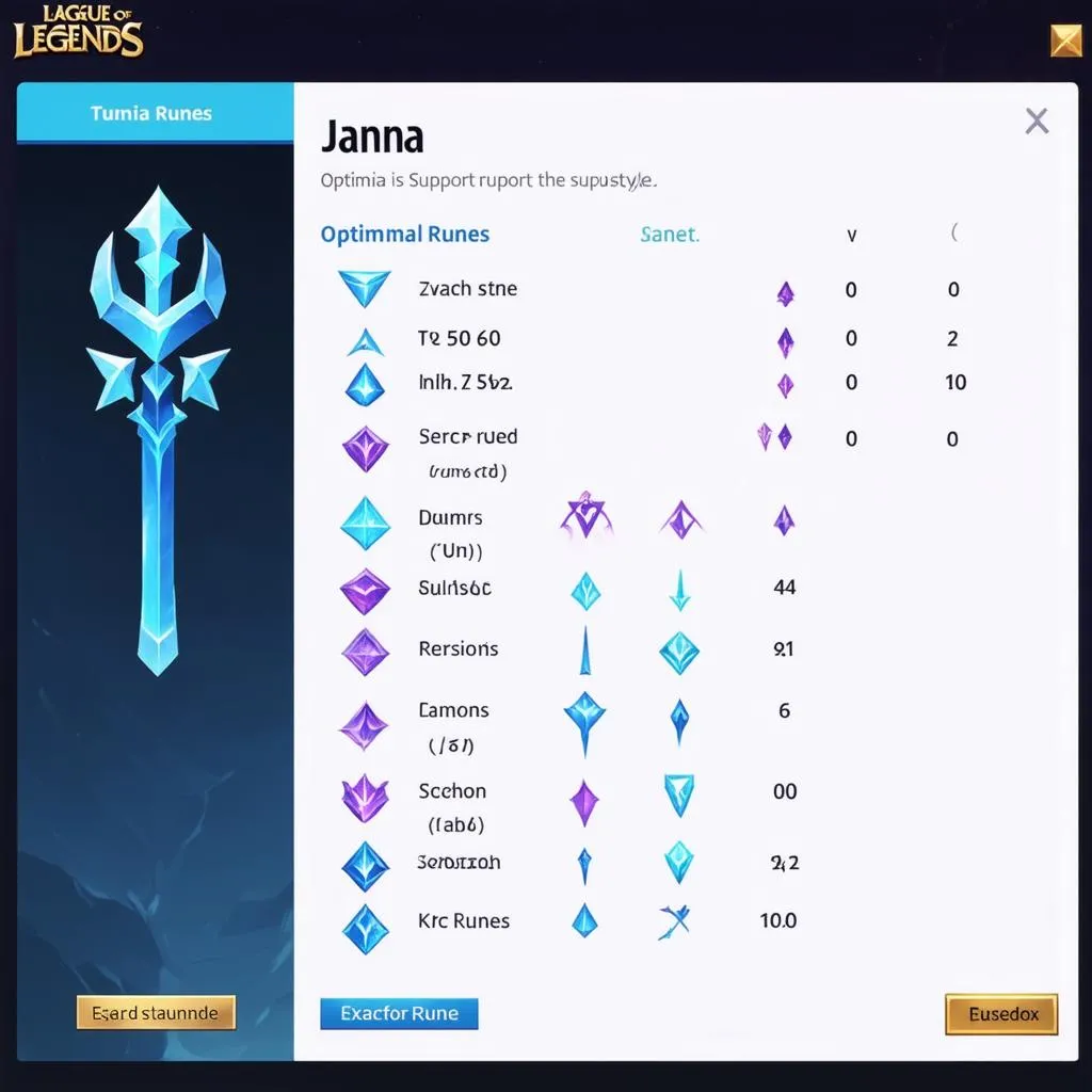 Janna support runes