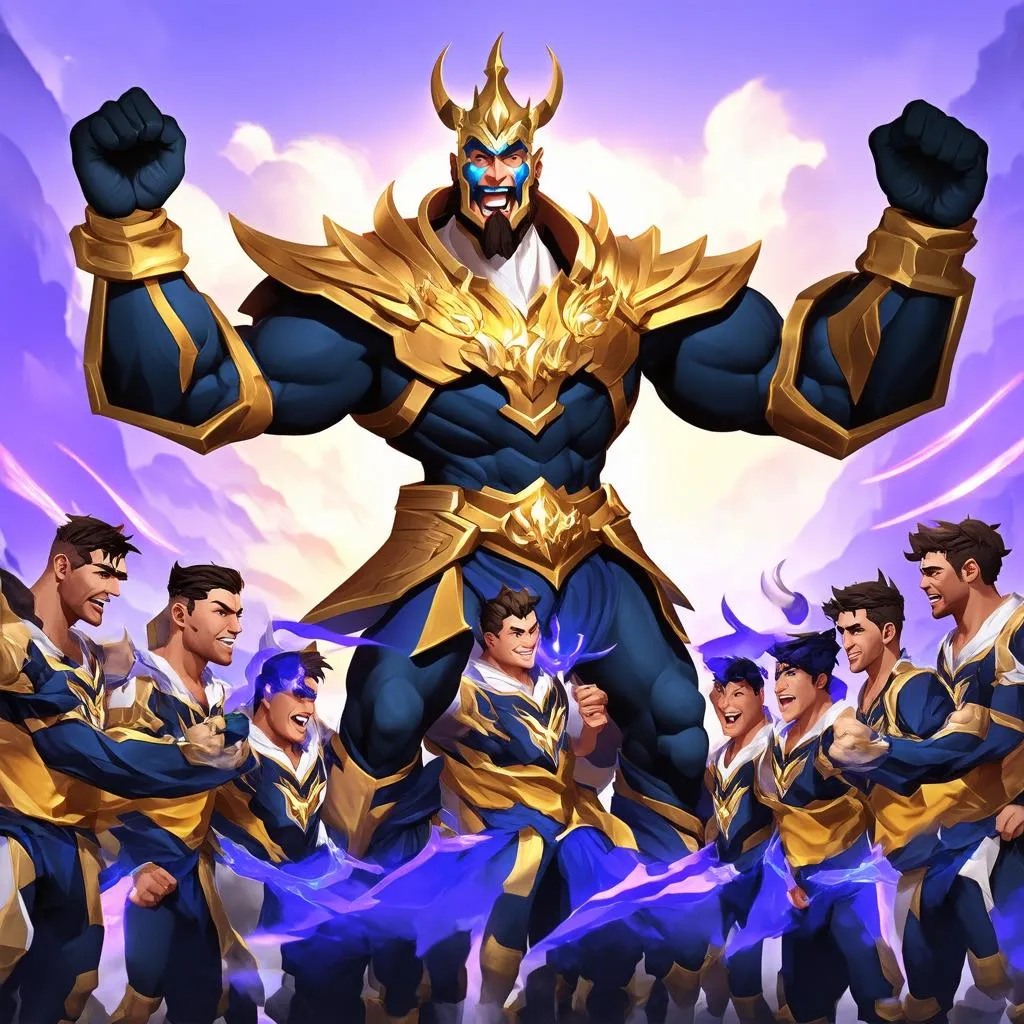 Jarvan IV victory screen