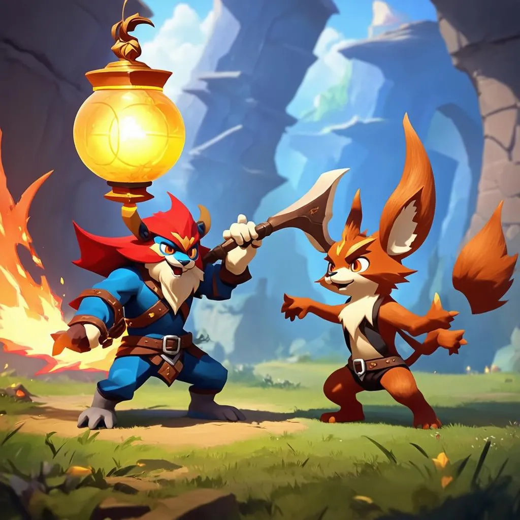 Jax vs Gnar Đối Đầu