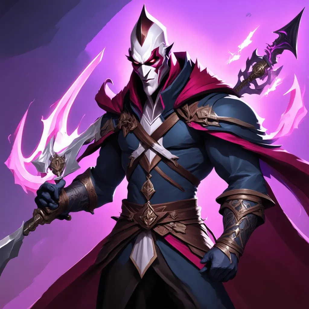 Jhin's artistic style