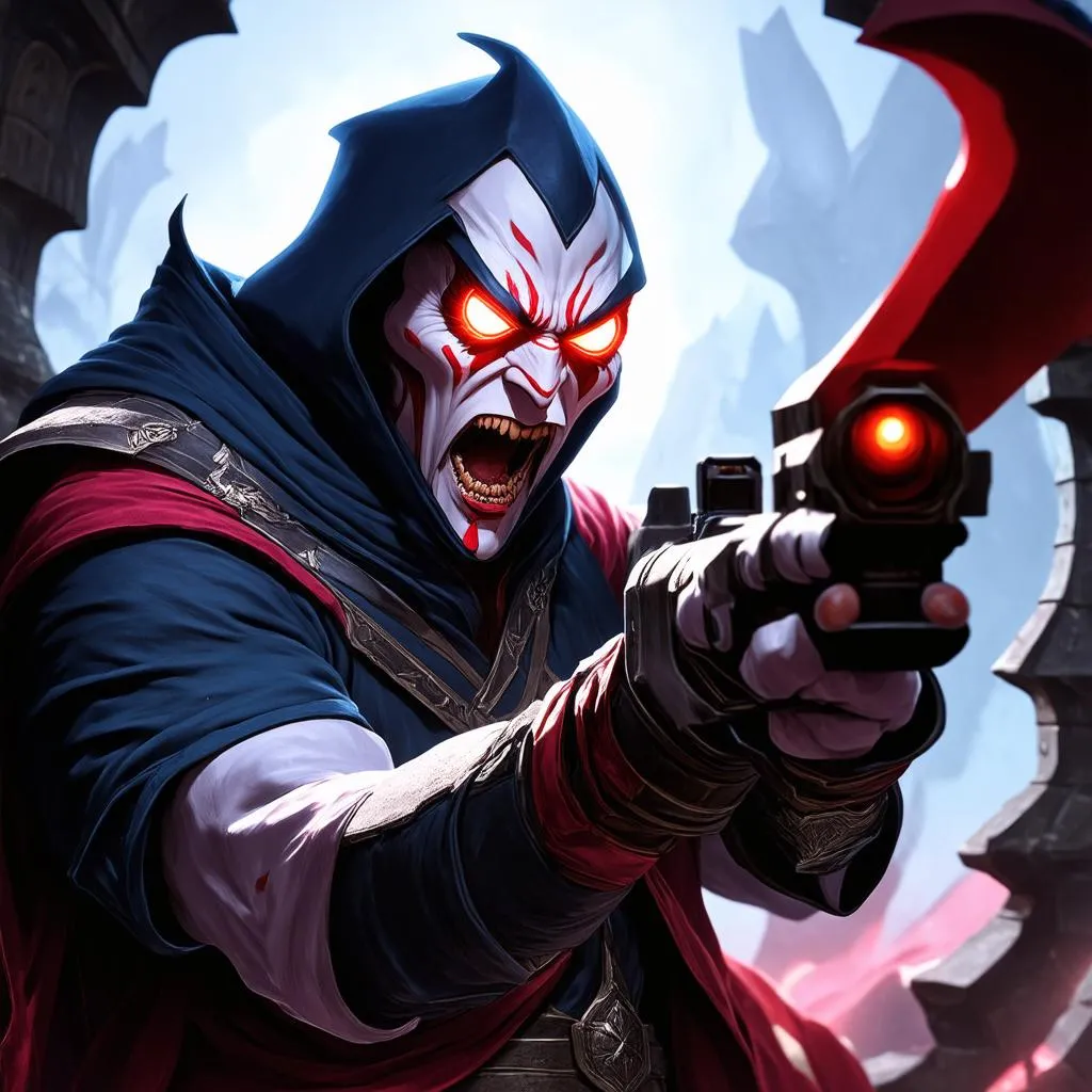 Jhin sử dụng chiêu cuối