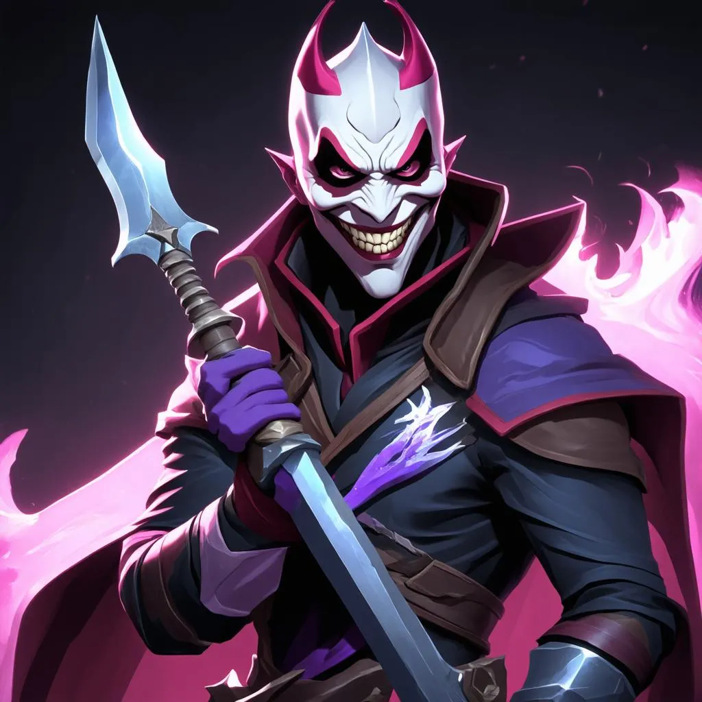 Jhin cầm vũ khí