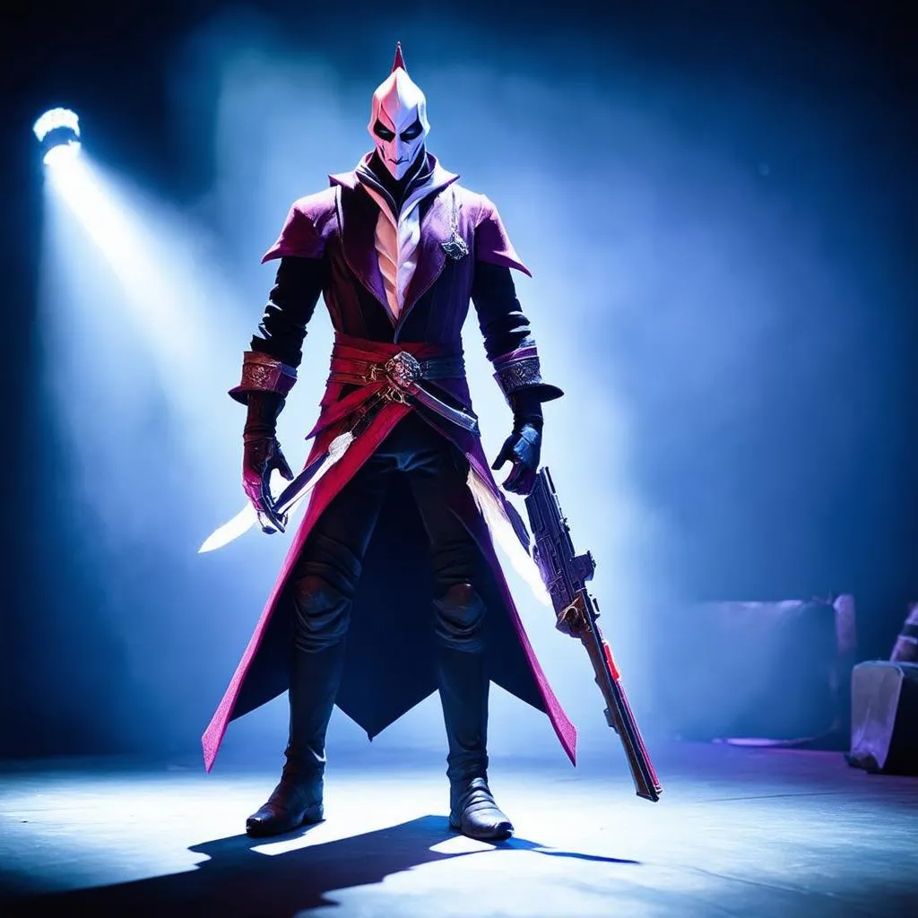 Jhin với vũ khí