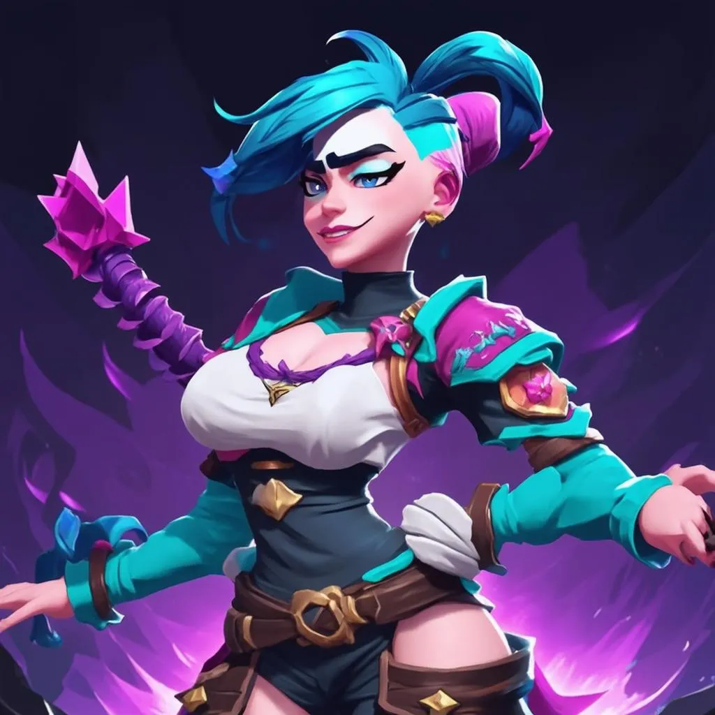 Jinx trong game Liên Minh Huyền Thoại