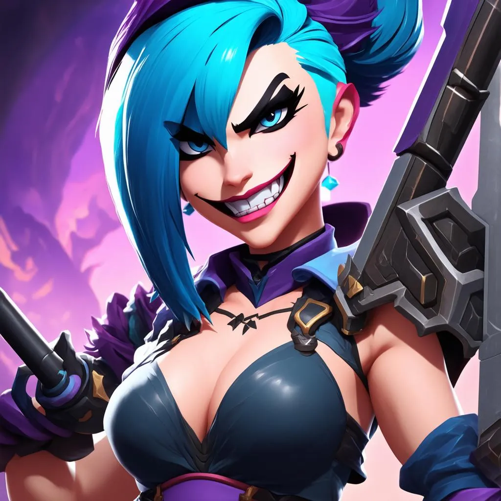 Jinx trong game Liên Minh Huyền Thoại