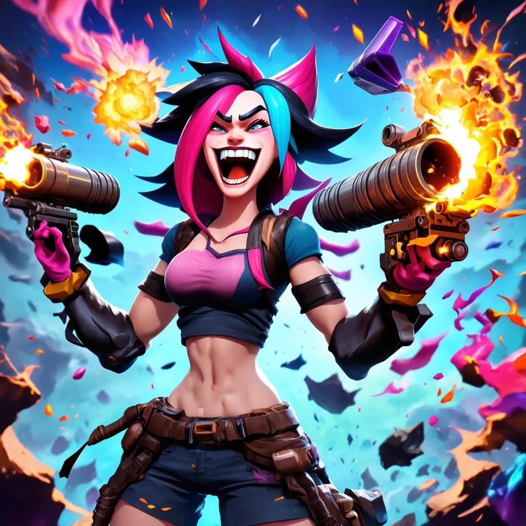 Jinx và thế giới ngập tràn sắc màu