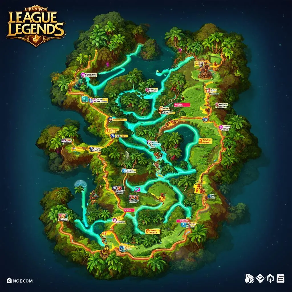 Jungle map