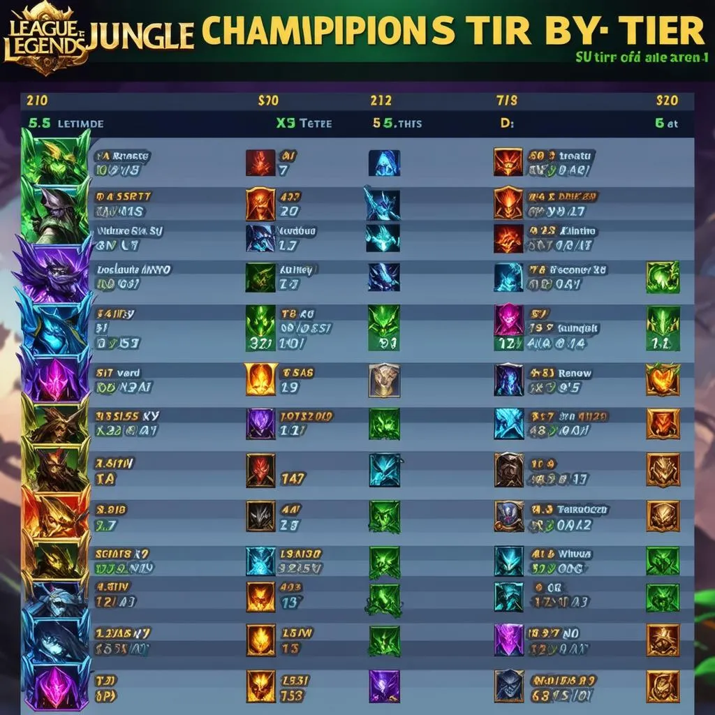 Jungle Tier List