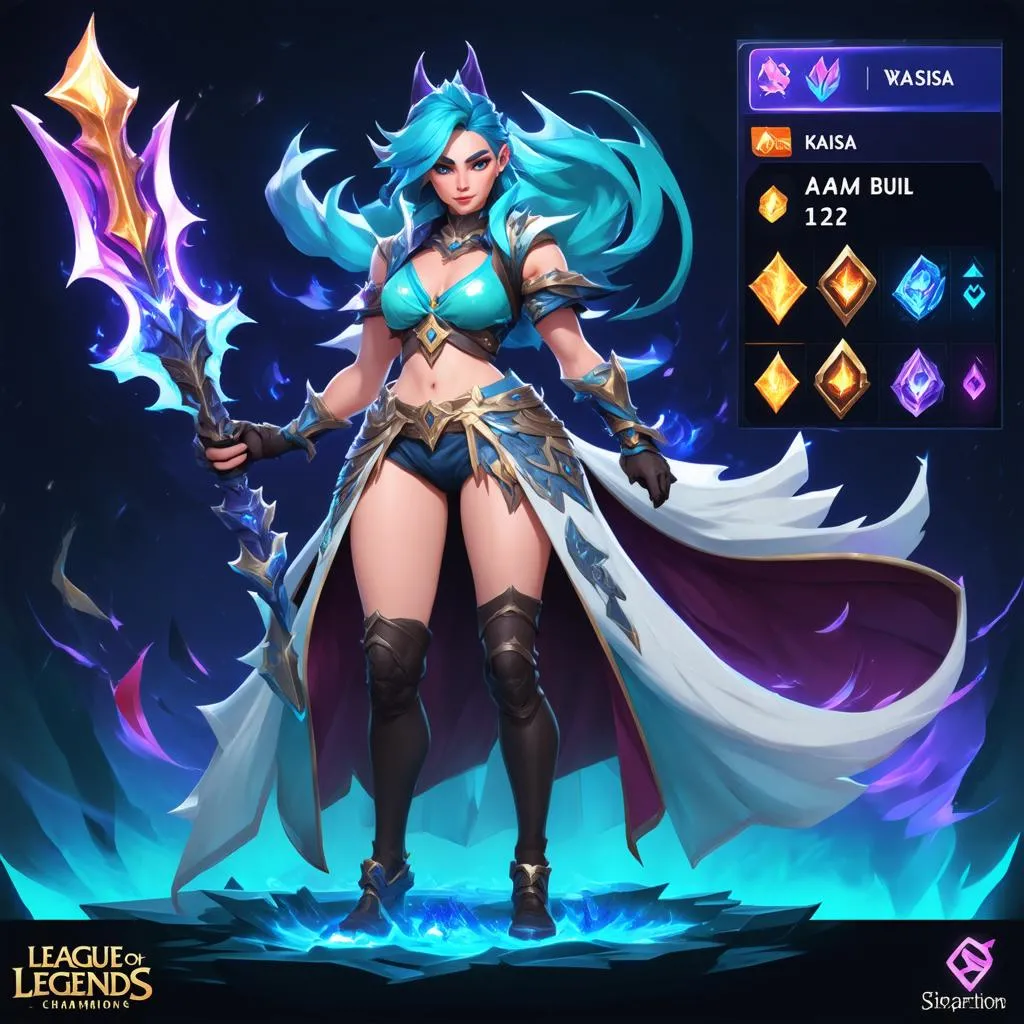 Khám phá sức mạnh của Kaisa Aram build: Bí kíp leo rank hiệu quả