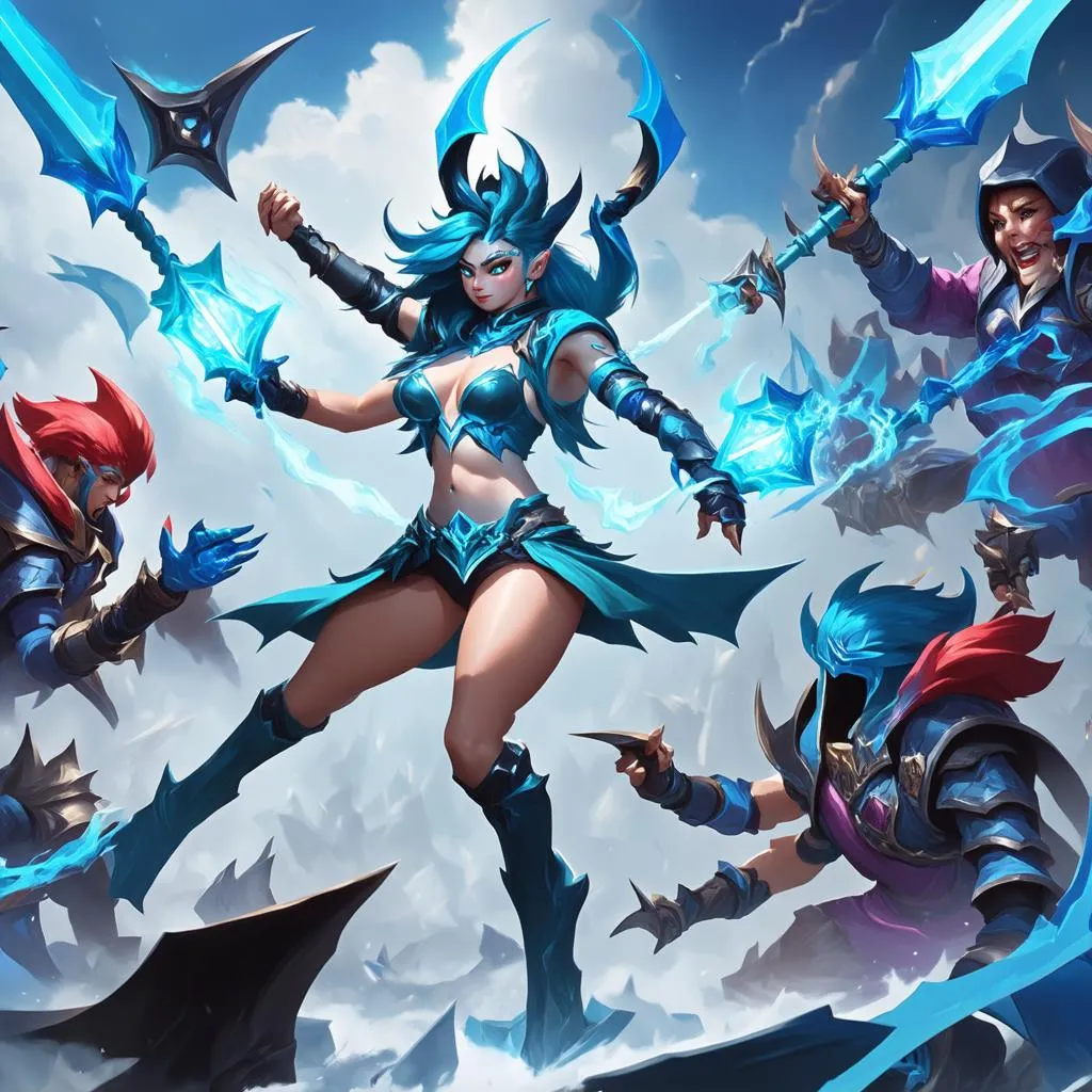 Kalista giao tranh tổng