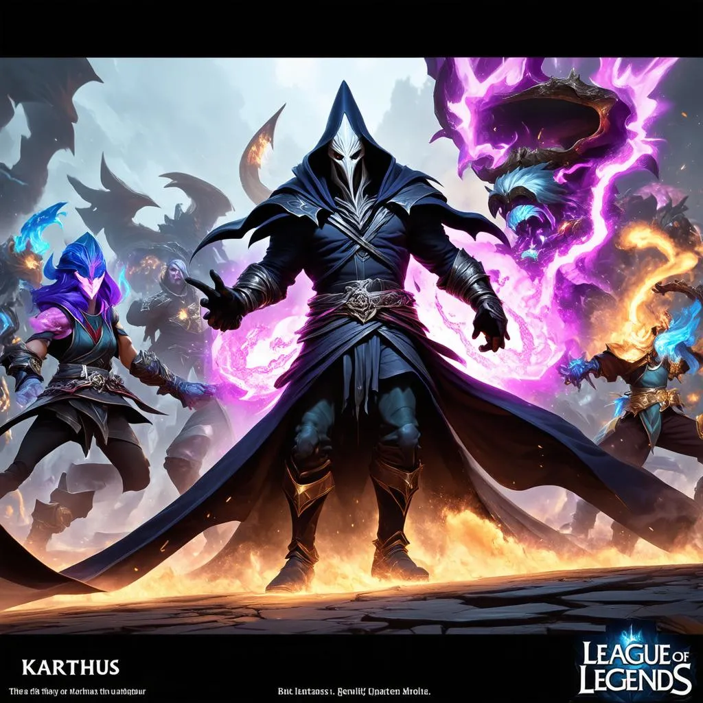 Karthus trong giao tranh tổng