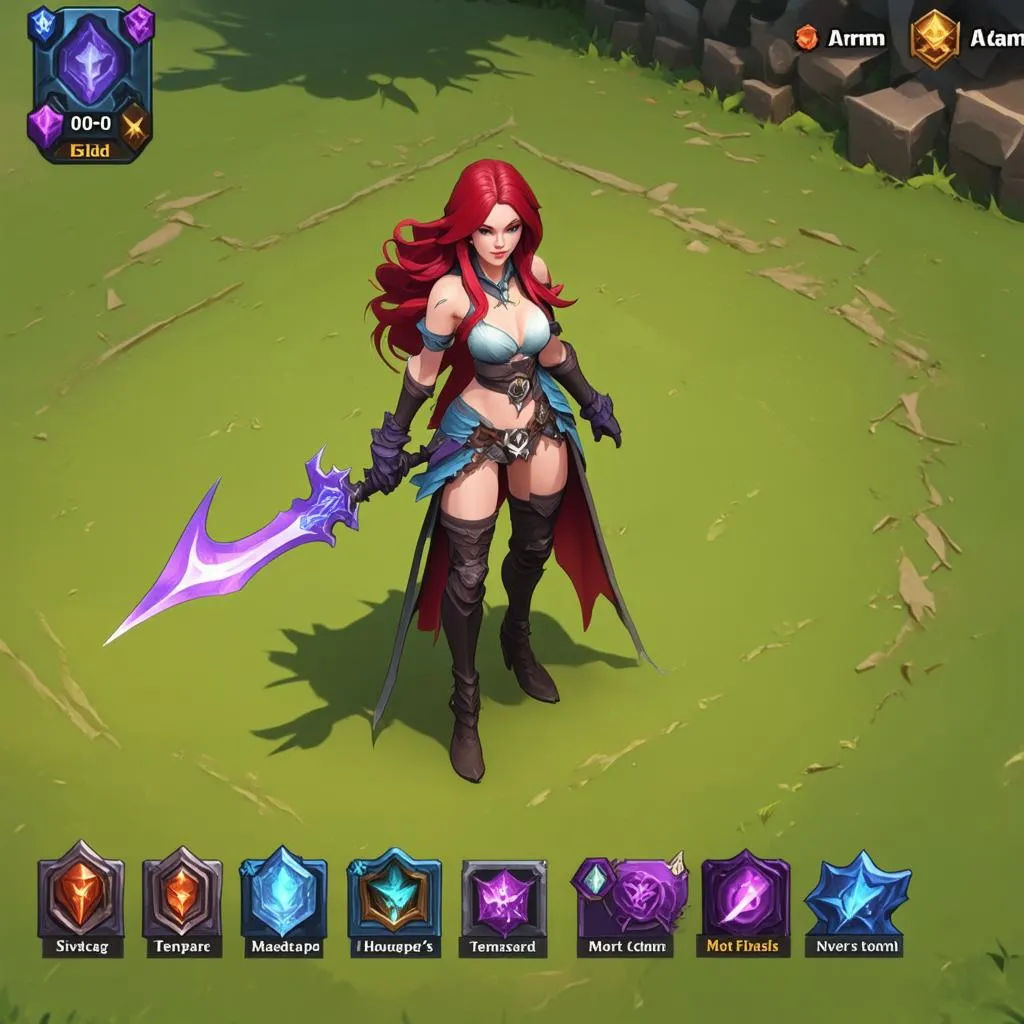 Katarina Aram Gameplay