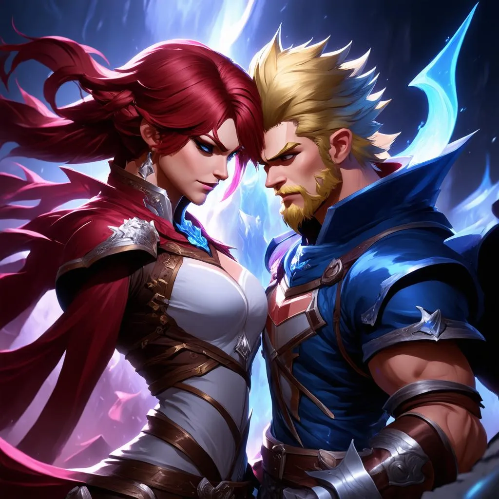 Katarina vs Garen: Cuộc Chiến Bất Tận Giữa Ánh Sáng và Bóng Tối