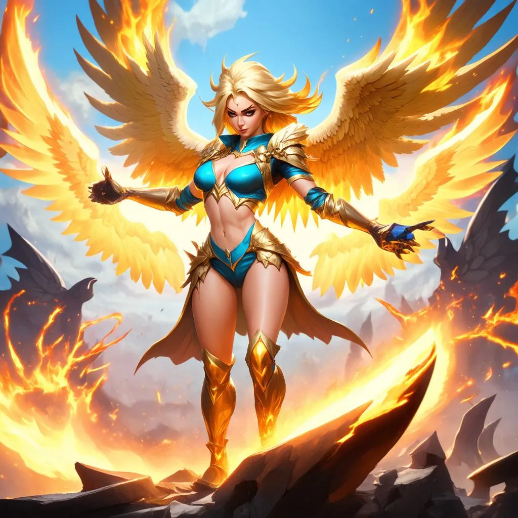 Kayle LOL trong một trận chiến