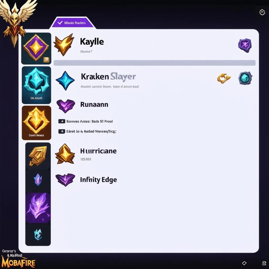 Kayle MobaFire Build