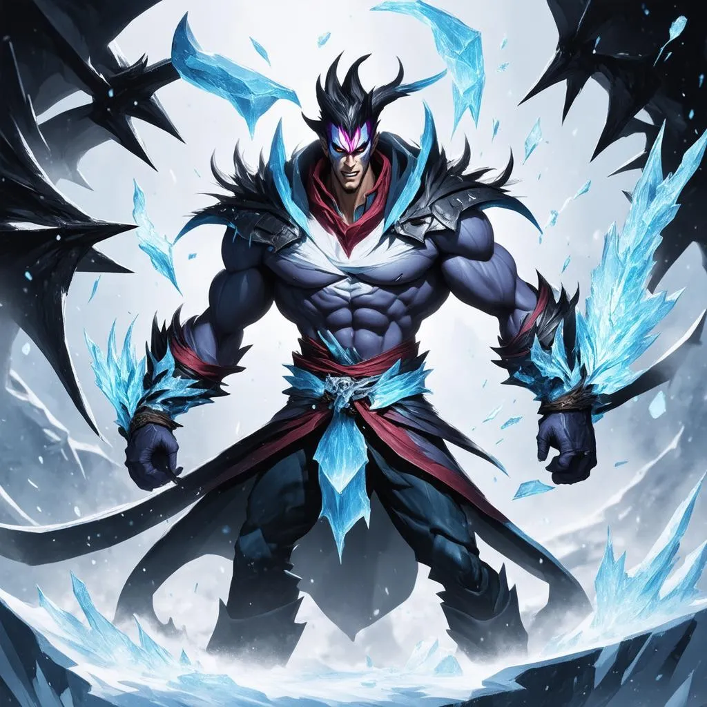 Kayn biến hình giữa Darkin và Sát Thủ Bóng Đêm