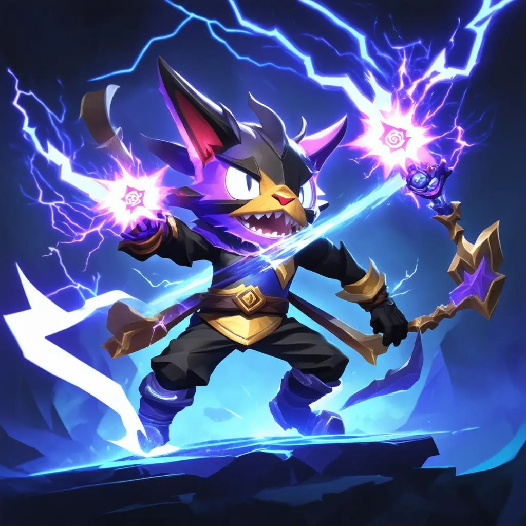 Kennen AP Mid dùng chiêu