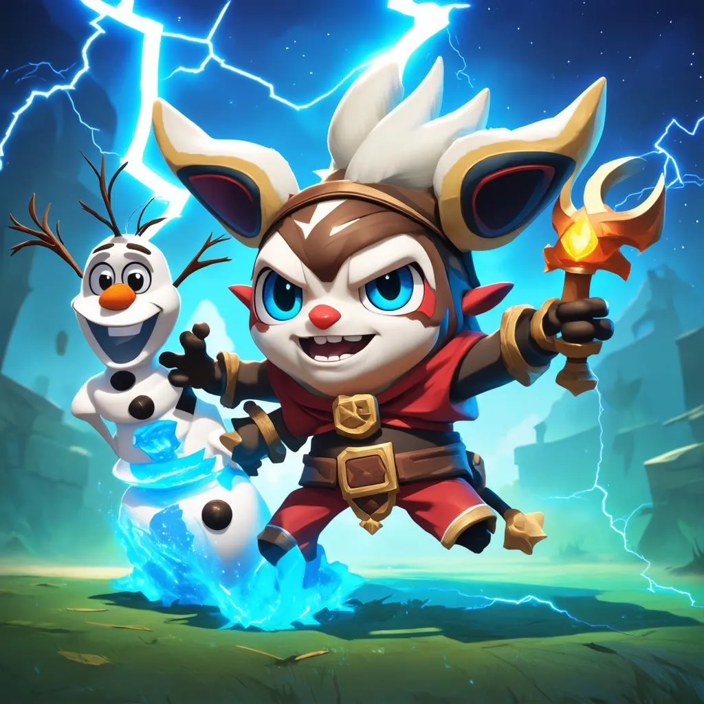 Kennen đối đầu Olaf