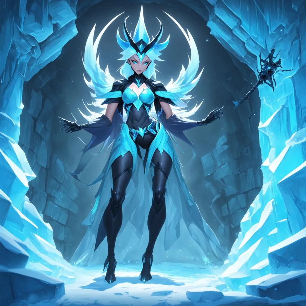 Lissandra sử dụng chiêu cuối lên Cassiopeia