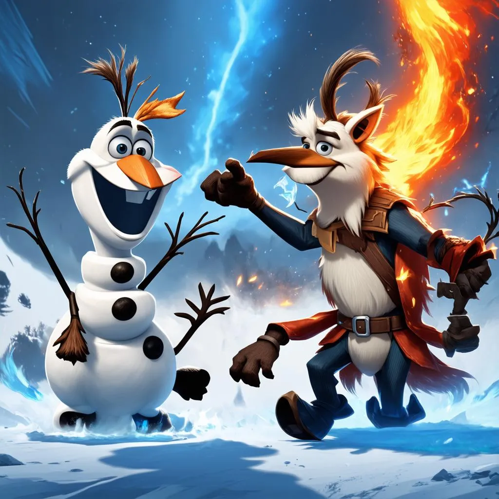 Olaf đối đầu với Kindred