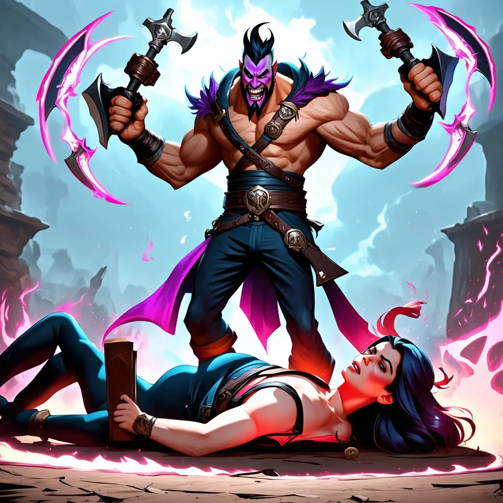 Draven khắc chế Senna