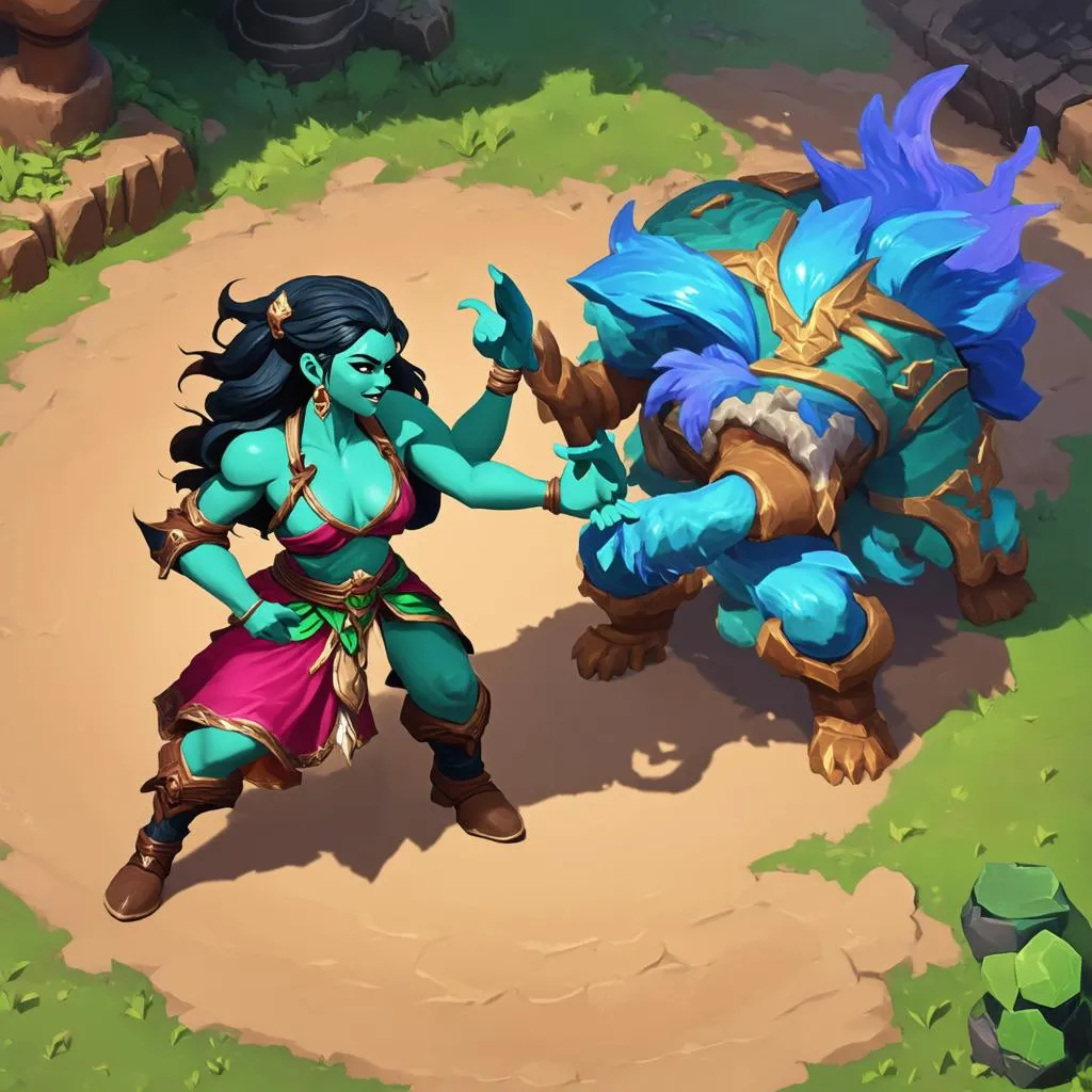 Illaoi khắc chế Trundle