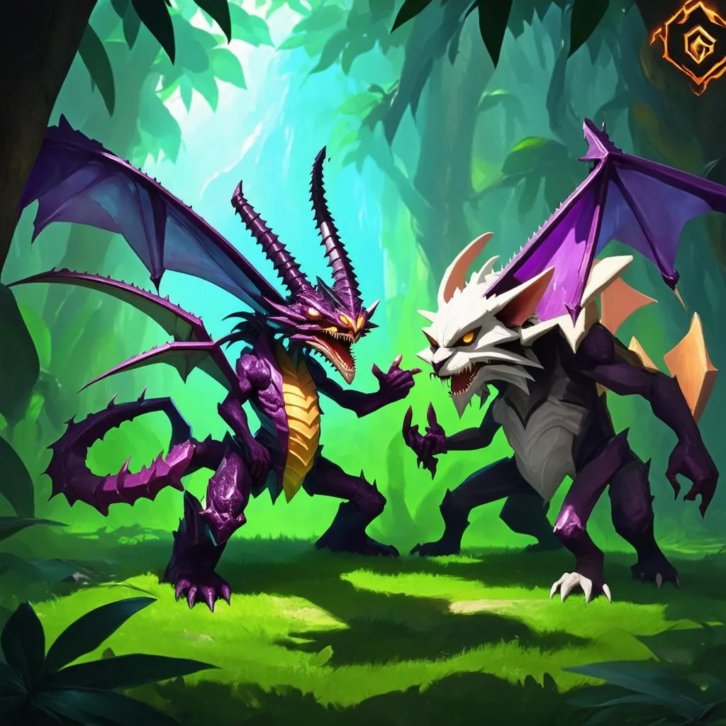 Kha'zix đối đầu Rengar