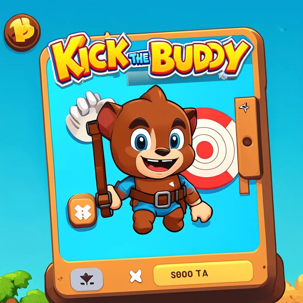 Giao diện game Kick The Buddy