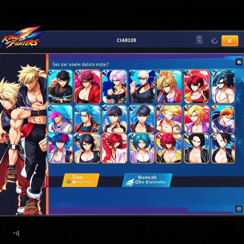 King Of Fighters Mobile Nhân Vật