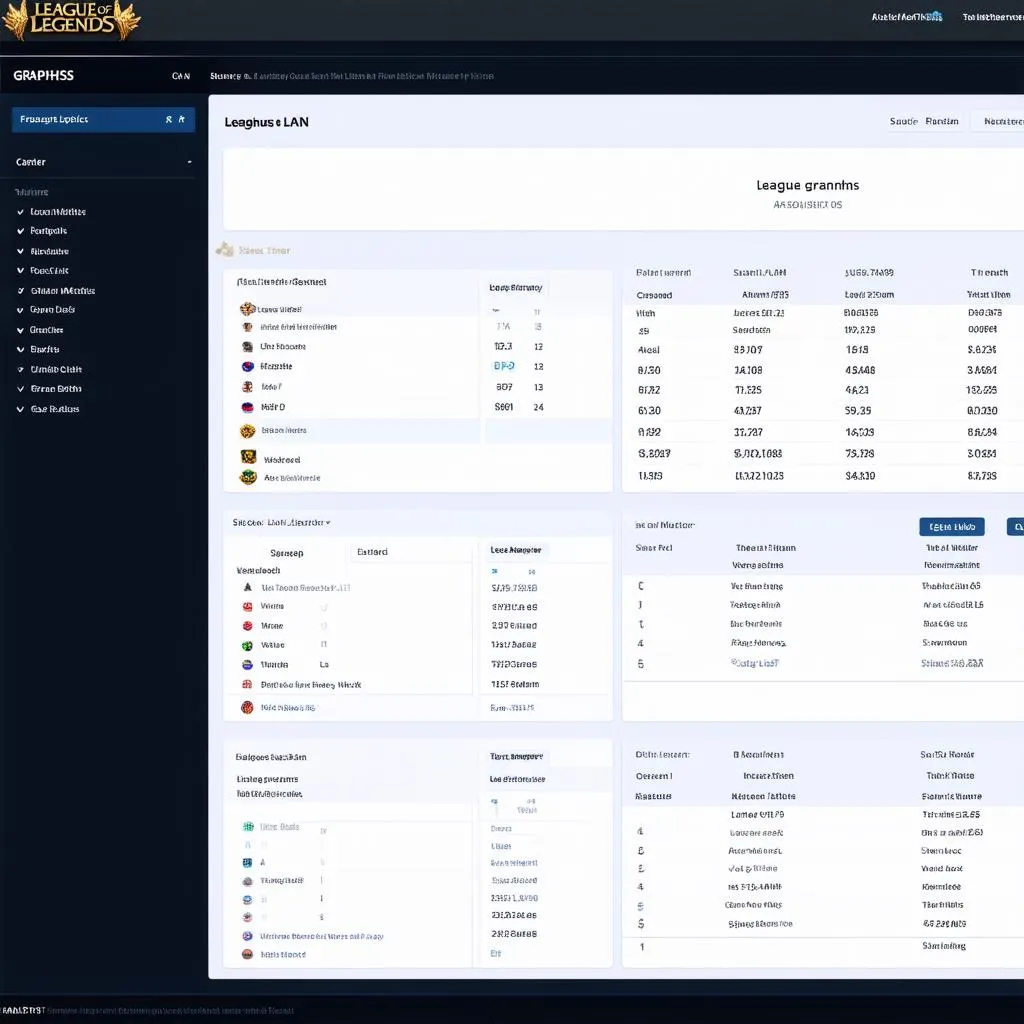 League of Graphs LAN Interface