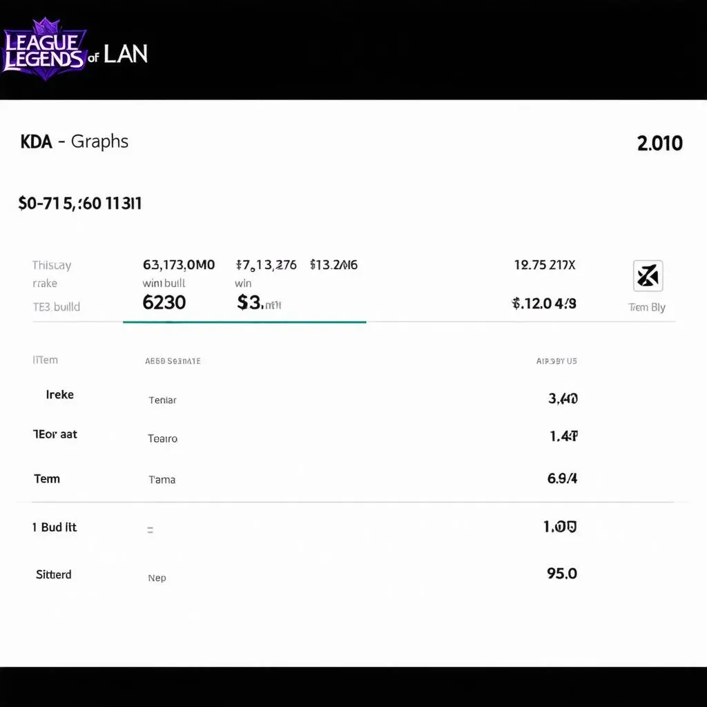 League of Graphs LAN Stats