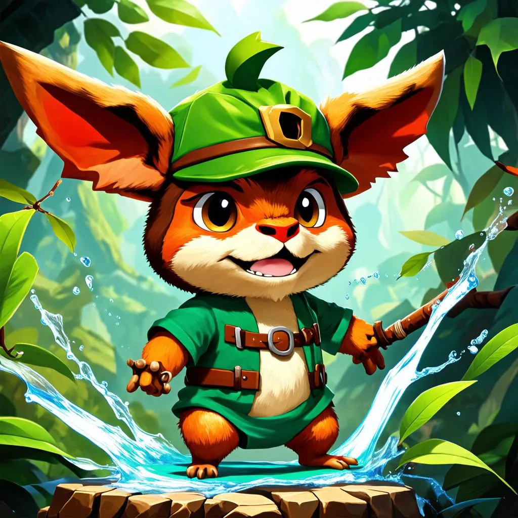 League of Legends Teemo Champion Splash Art