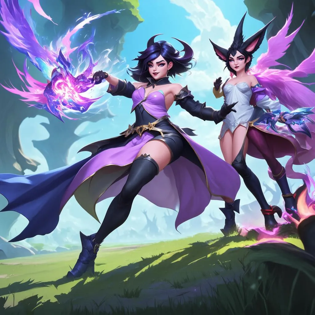 Leblanc đối đầu Ahri