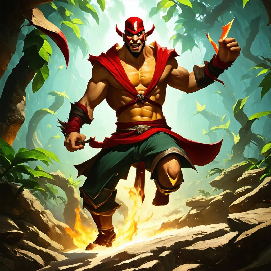 Lee Sin đi rừng