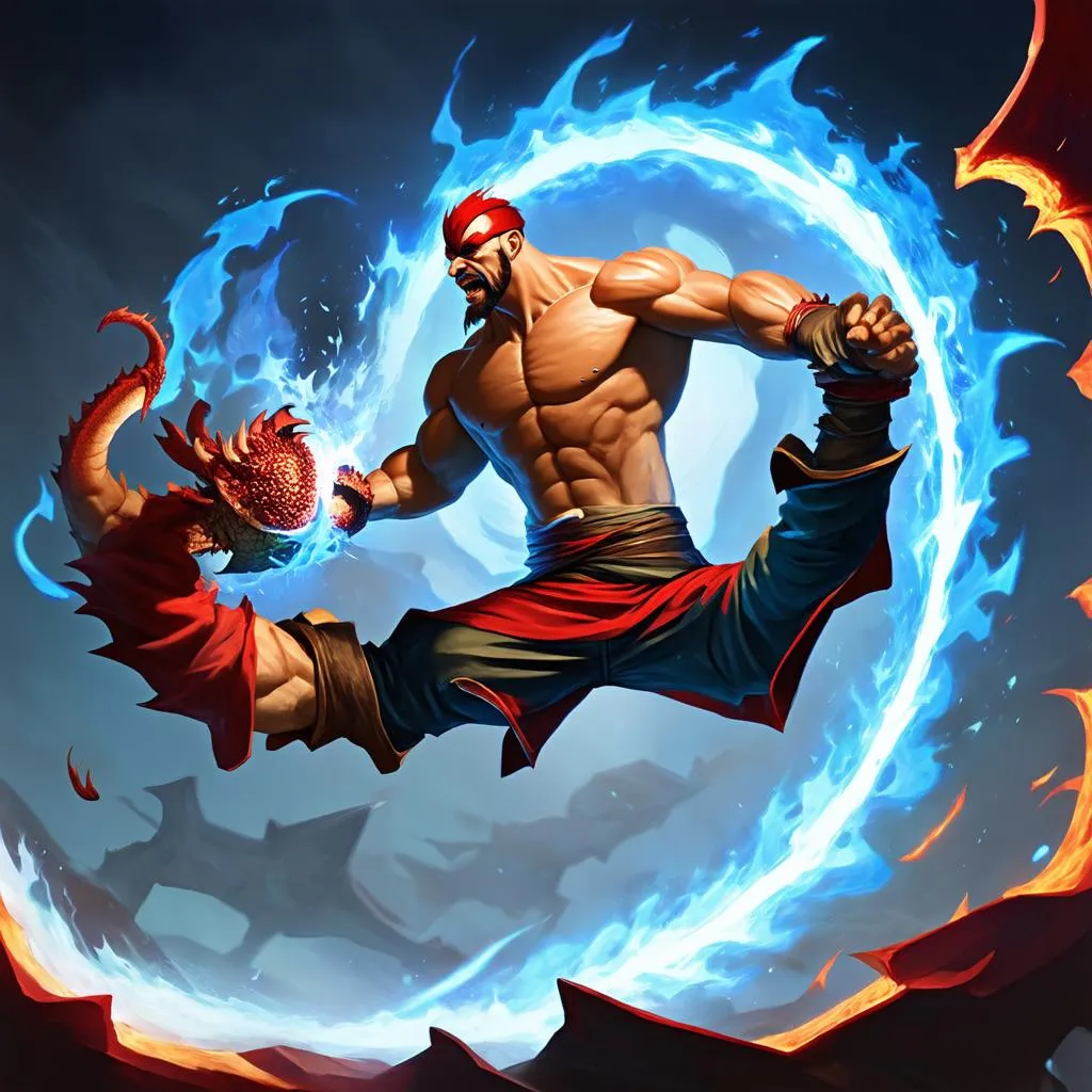 Lee Sin TFT Nộ Long Cước