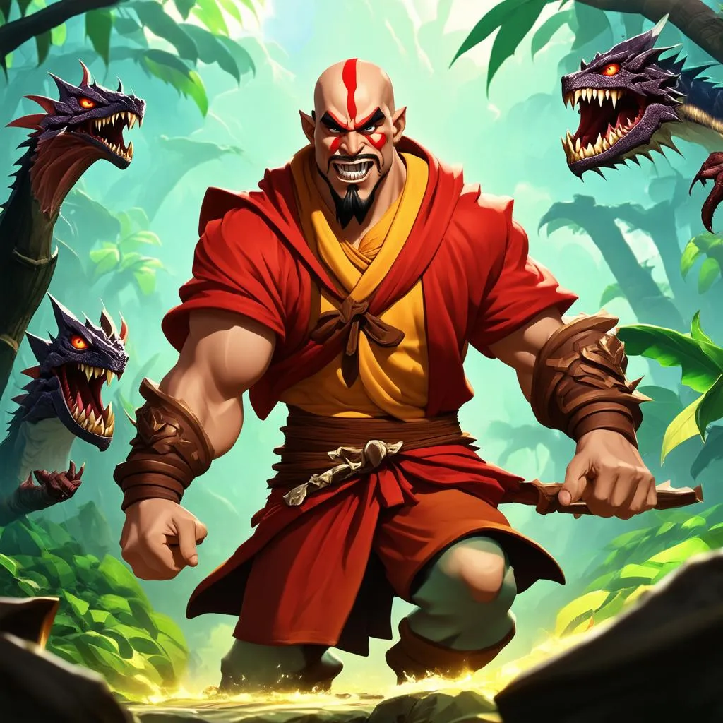 Lee Sin trong rừng