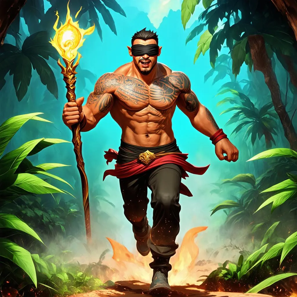 Lee Sin trong rừng