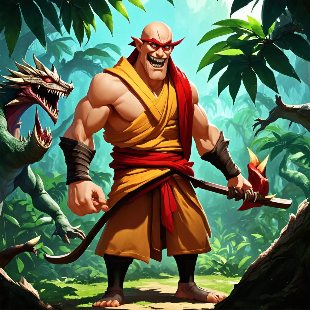 Lee Sin trong rừng